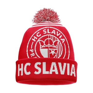 Kulich dětský pletený s logem a nápisem HC Slavia