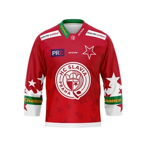 Originál dres HC Slavia - 23/24 červený (vánoční objednávky max. do 26. 11.)