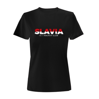 Tričko dámské půlený nápis Slavia 