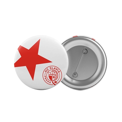 Placka kruhové logo s hvězdou