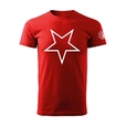Tričko pánské červené velká hvězda Slavia