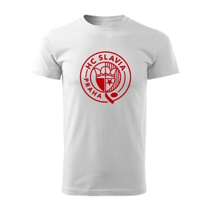 Tričko dětské bílé klasik logo HC Slavia
