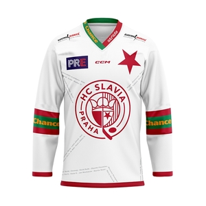 Fandres HC Slavia s reklamou - 21/22 bílý