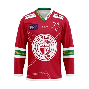 Fandres HC Slavia s reklamou - 21/22 červený